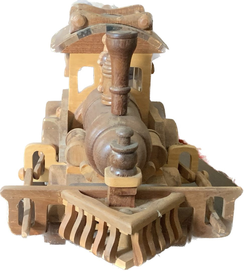 Houten trein van 35cm Houten trein van 35cm