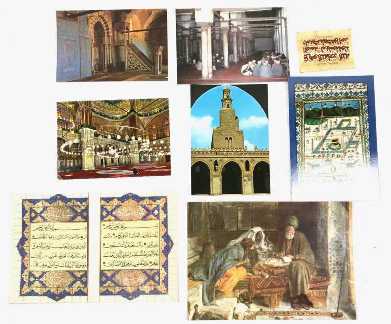set islamic postcards